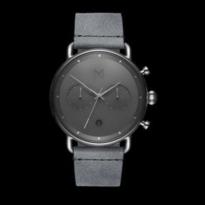 Men's MVMT Blacktop Chronograph Leather Strap Watch